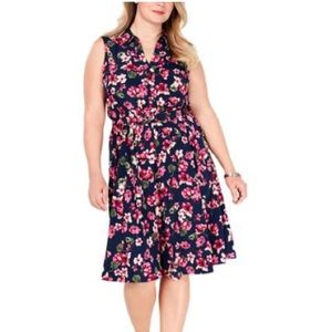Charter Club Sleeveless Floral Dress